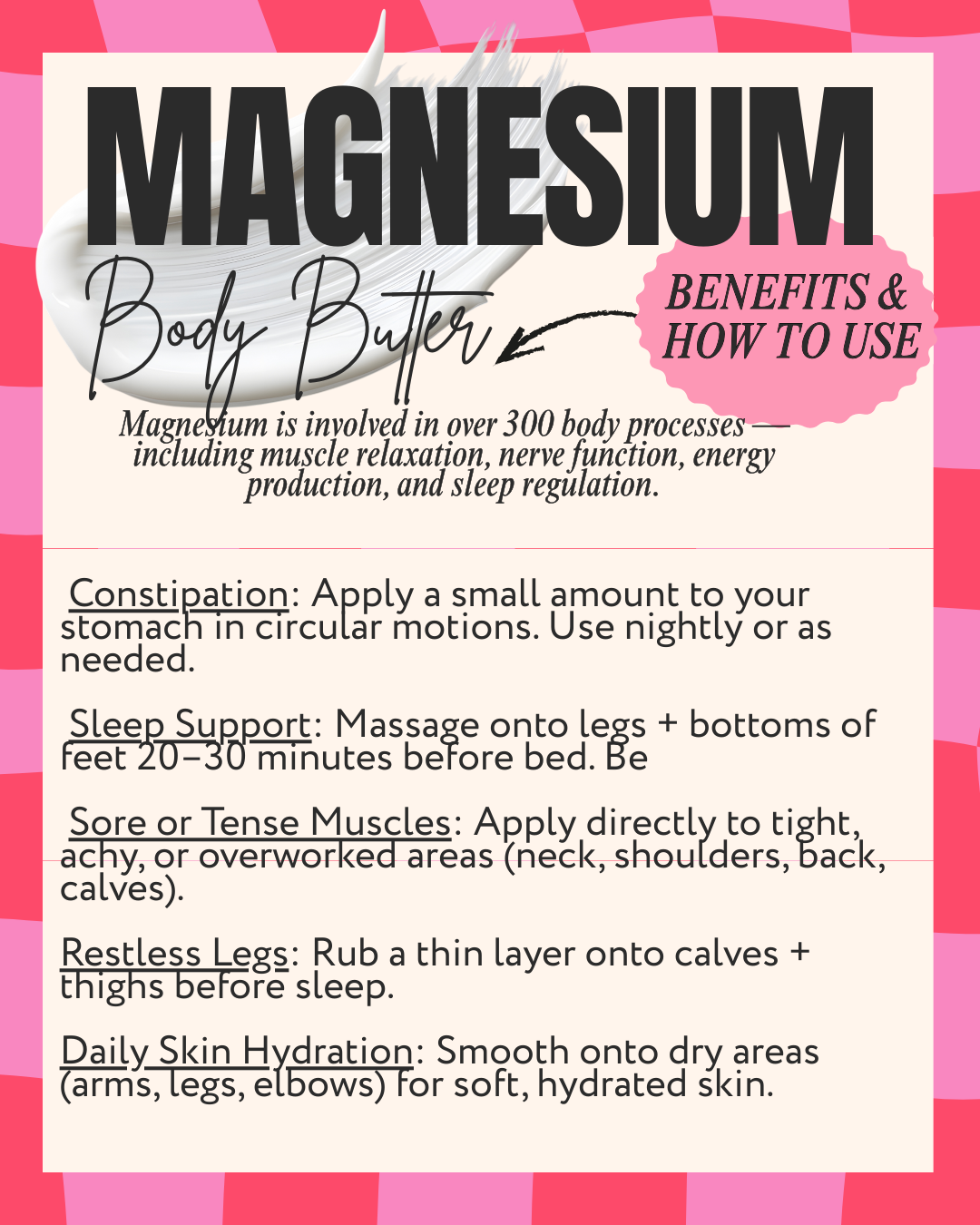 Lavender Chamomile - Magnesium Body Butter