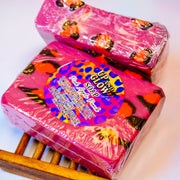 Lisa Frank inspired Leopard Soap - Pink Apple Punch