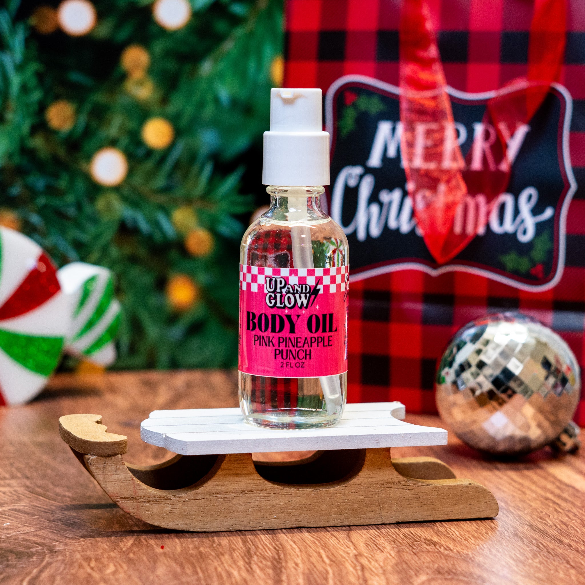 Pink Pineapple Punch Body Oil 🍍✨💖