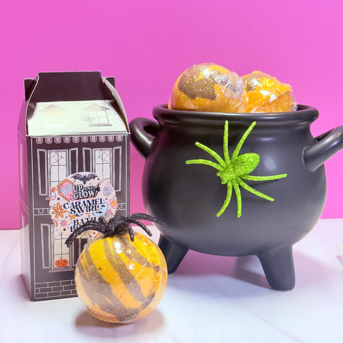 Caramel Swirl Bath Bombs