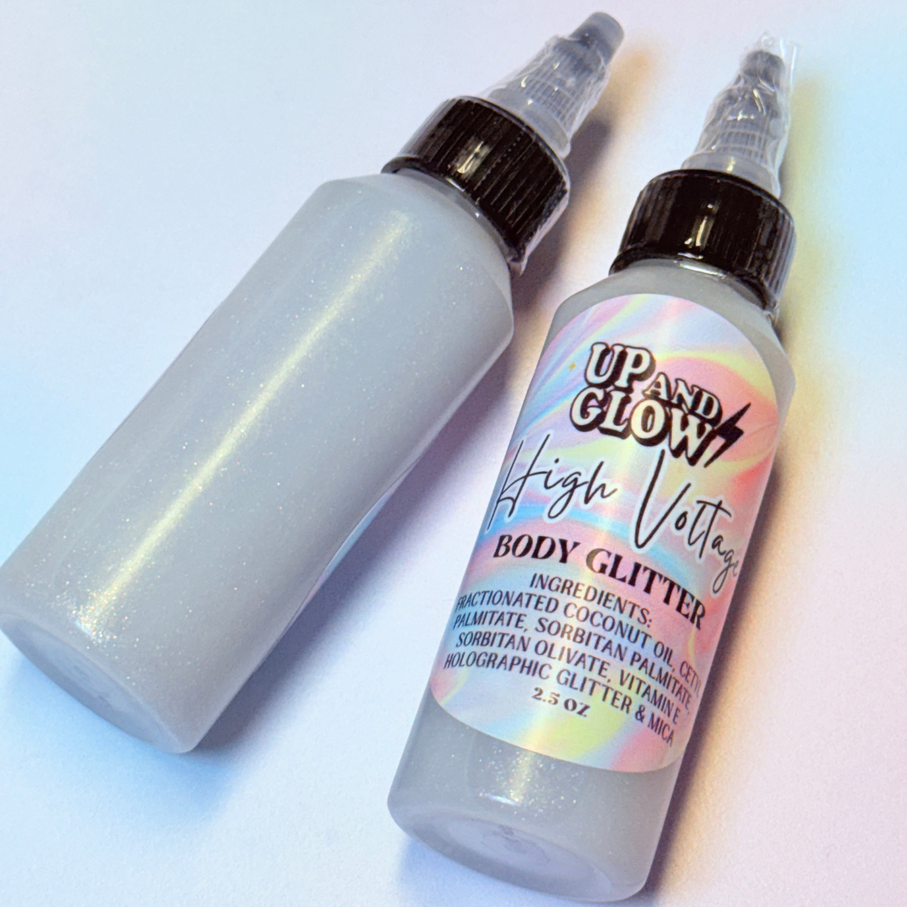 High Voltage- Holographic Glitter-  Body Glaze