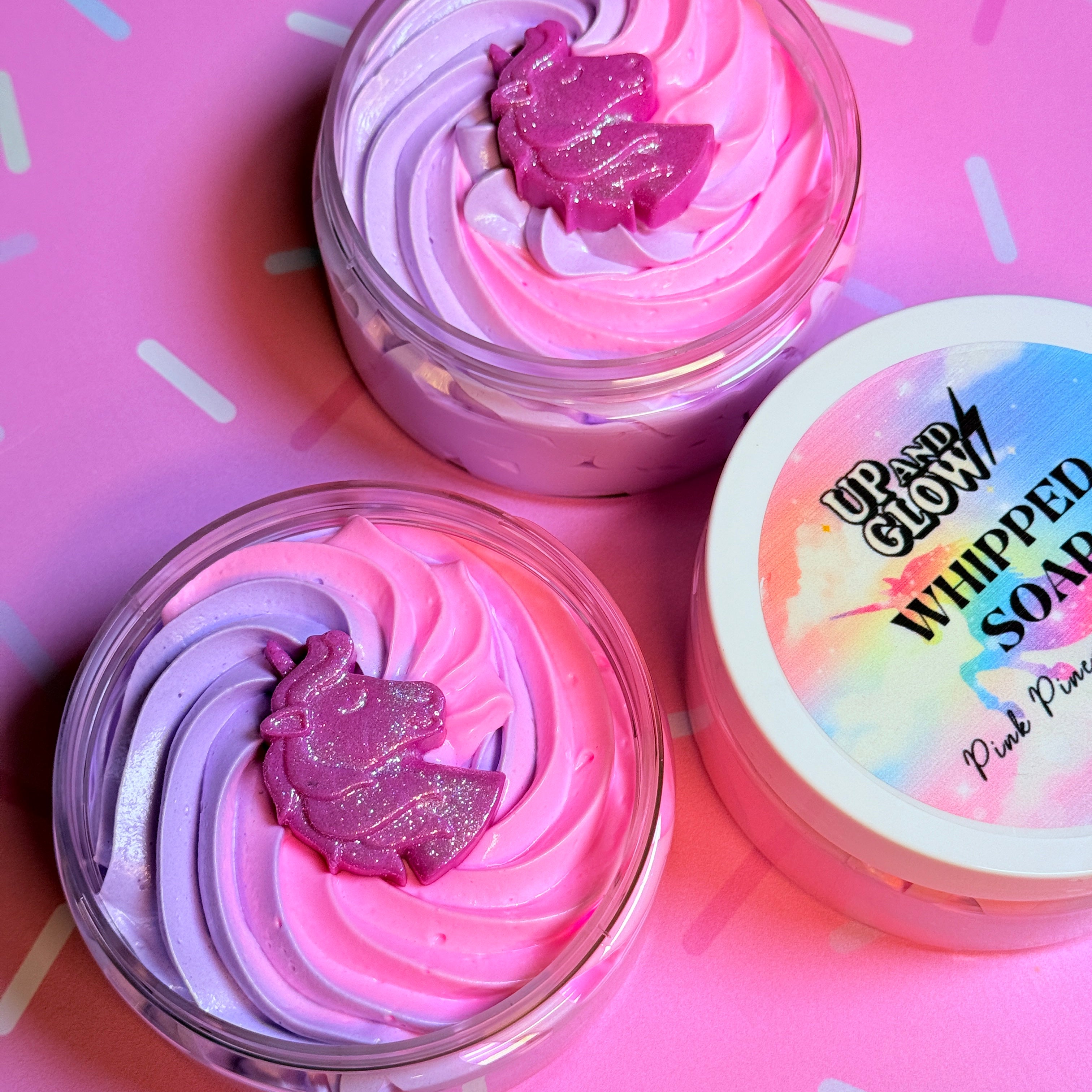 Unicorn- Pink Pineapple Punch- Whipped Soap
