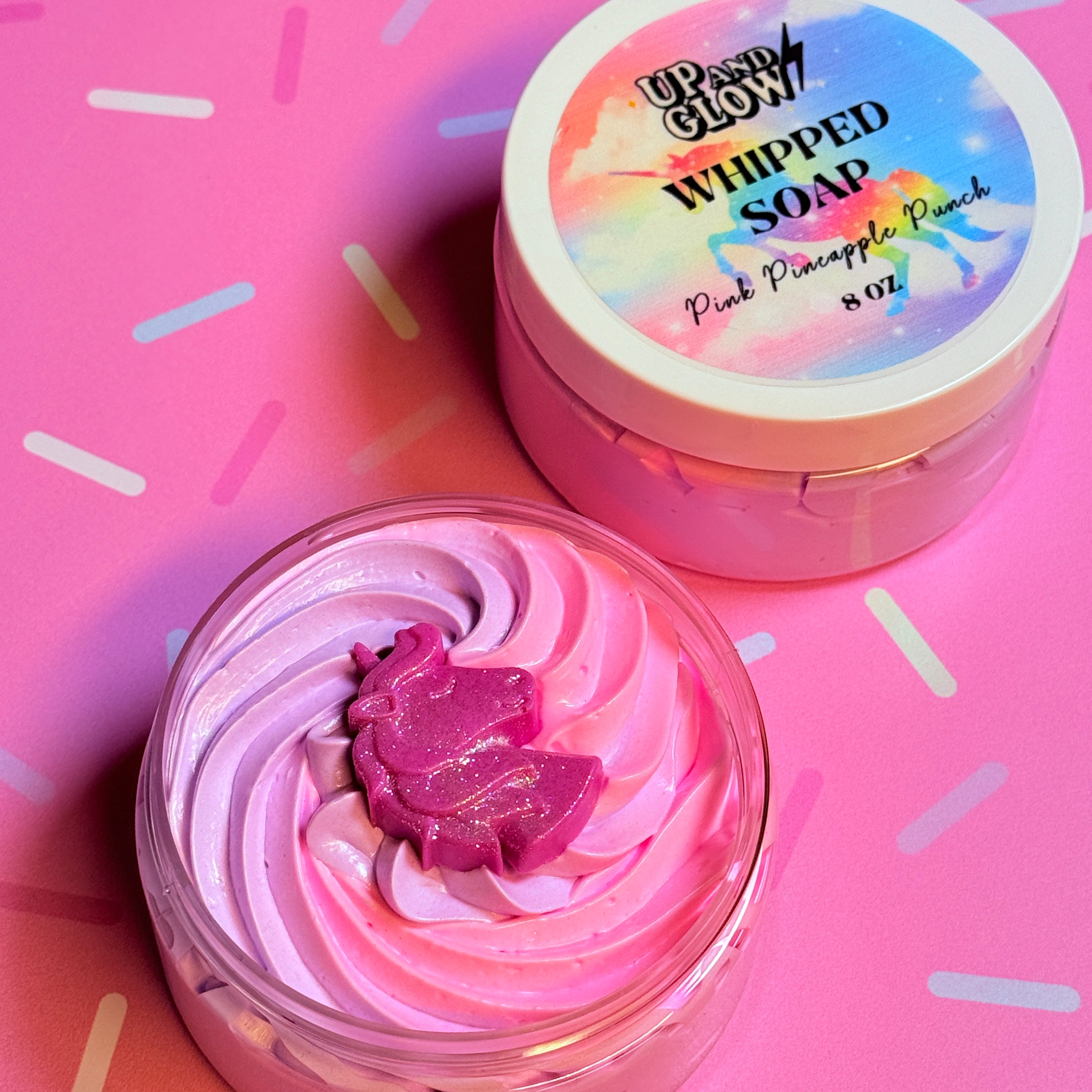 Unicorn- Pink Pineapple Punch- Whipped Soap