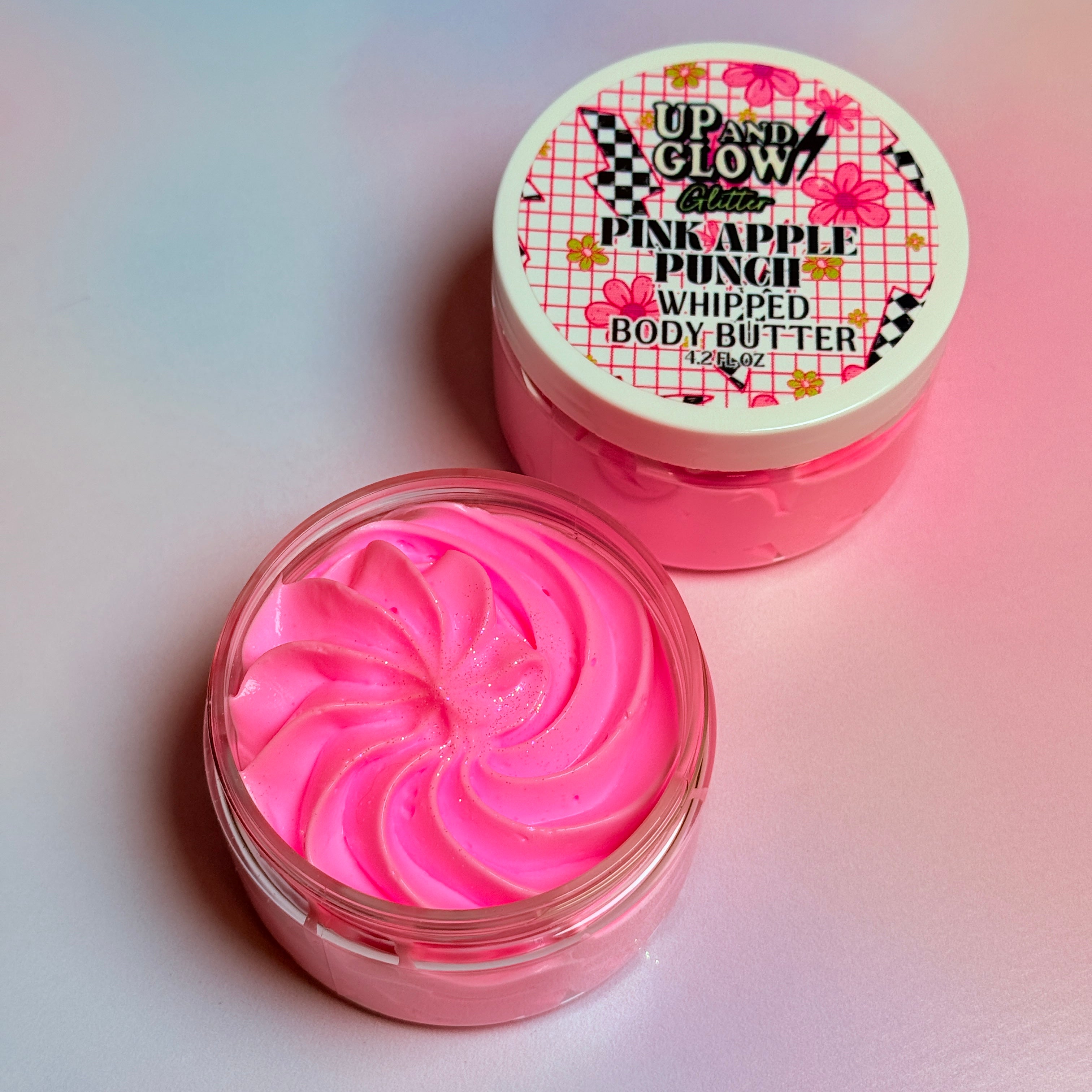 Pink Apple Punch- Holographic infused - Whipped Body Butter
