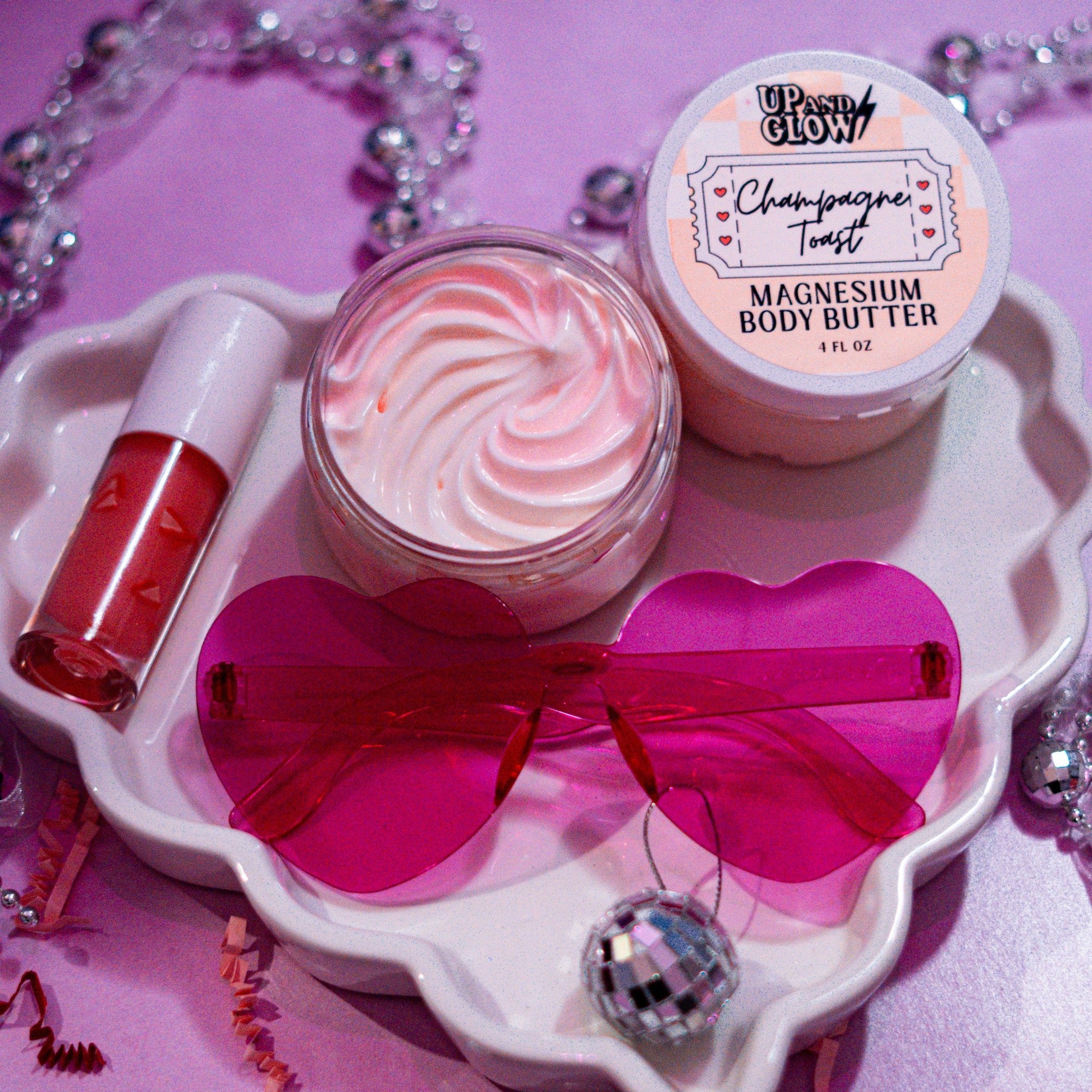 Champagne Toast - Magnesium Body Butter - Up & Glowmagnesium body butter