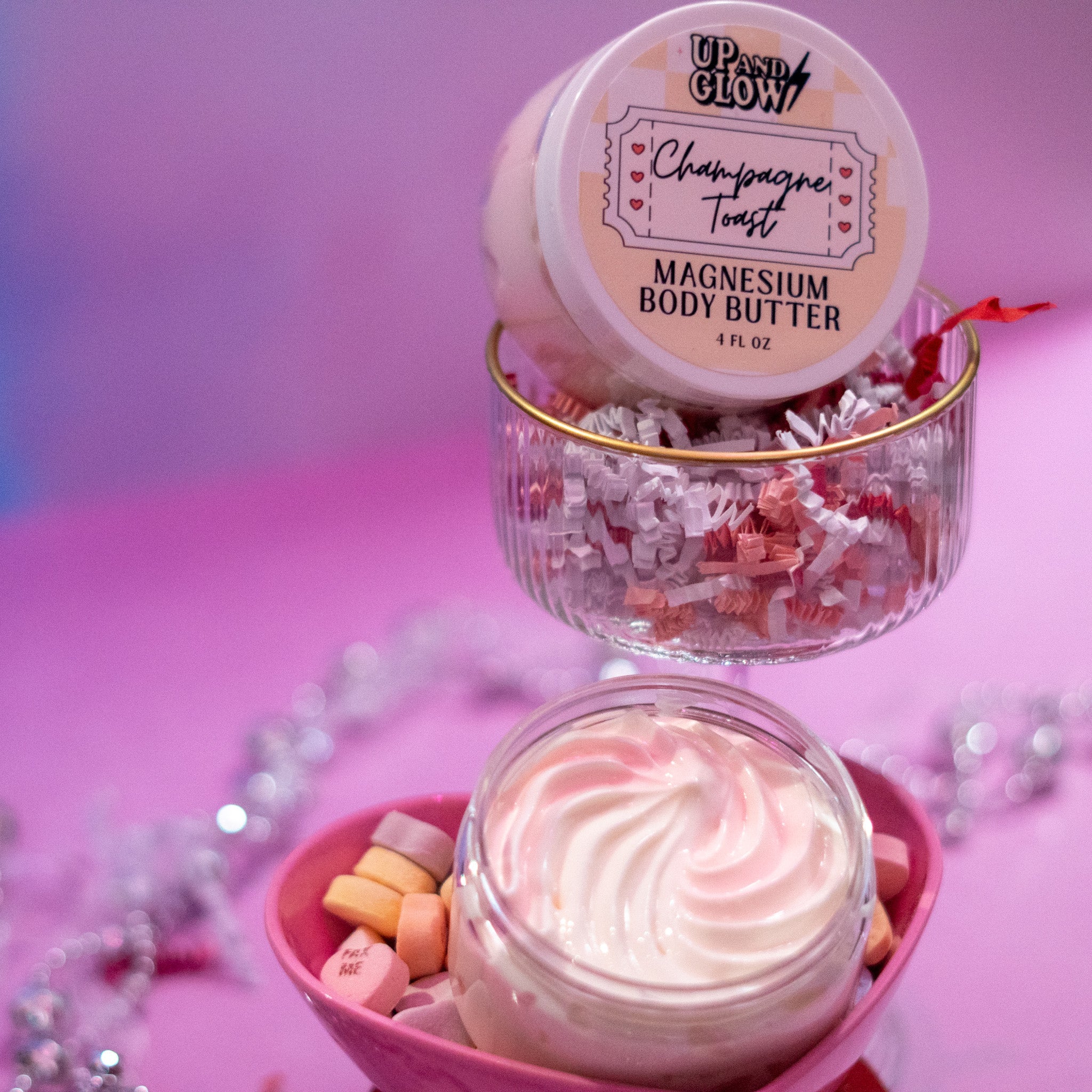 Champagne Toast - Magnesium Body Butter - Up & Glowmagnesium body butter