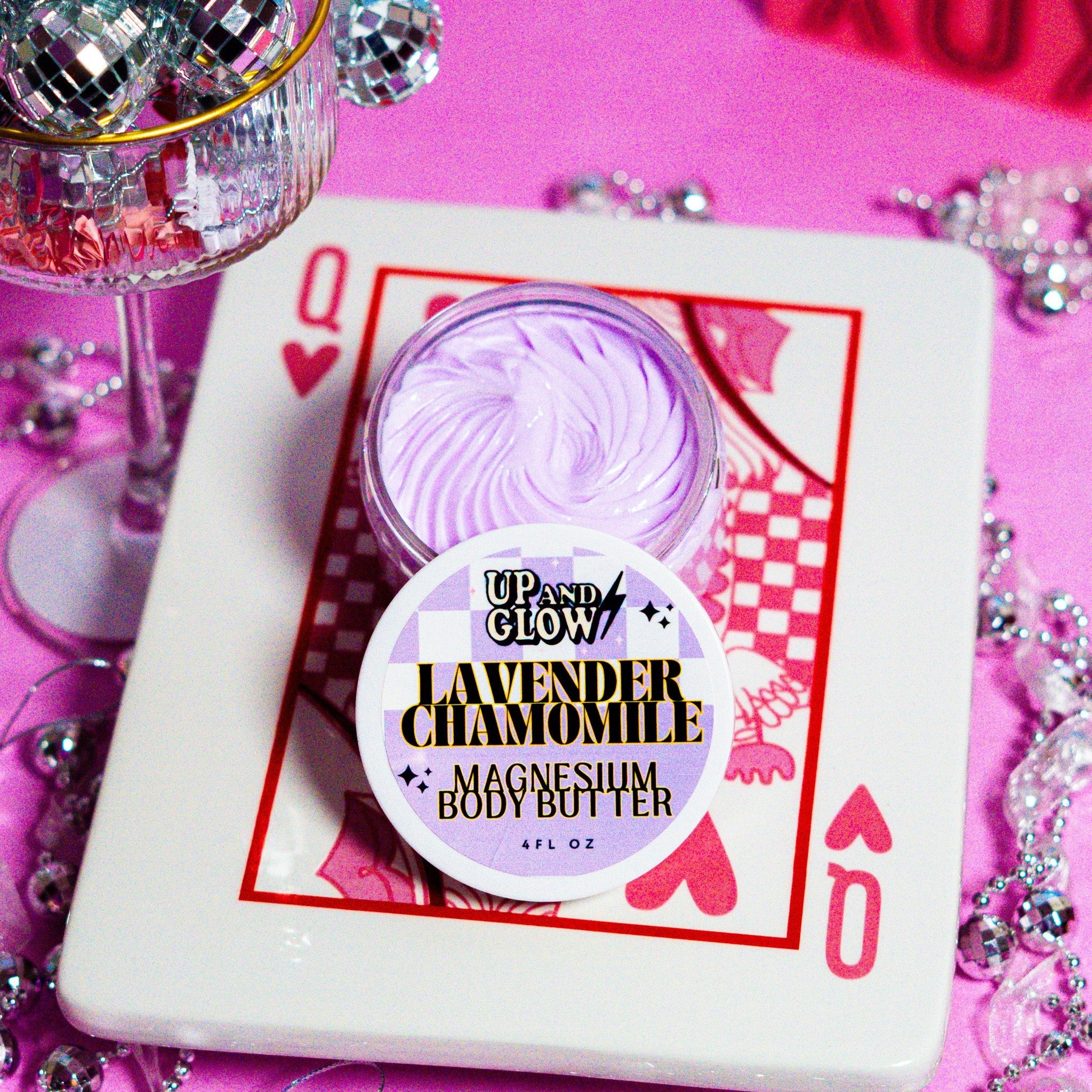 Lavender Chamomile - Magnesium Body Butter - Up & Glowmagnesium body butter