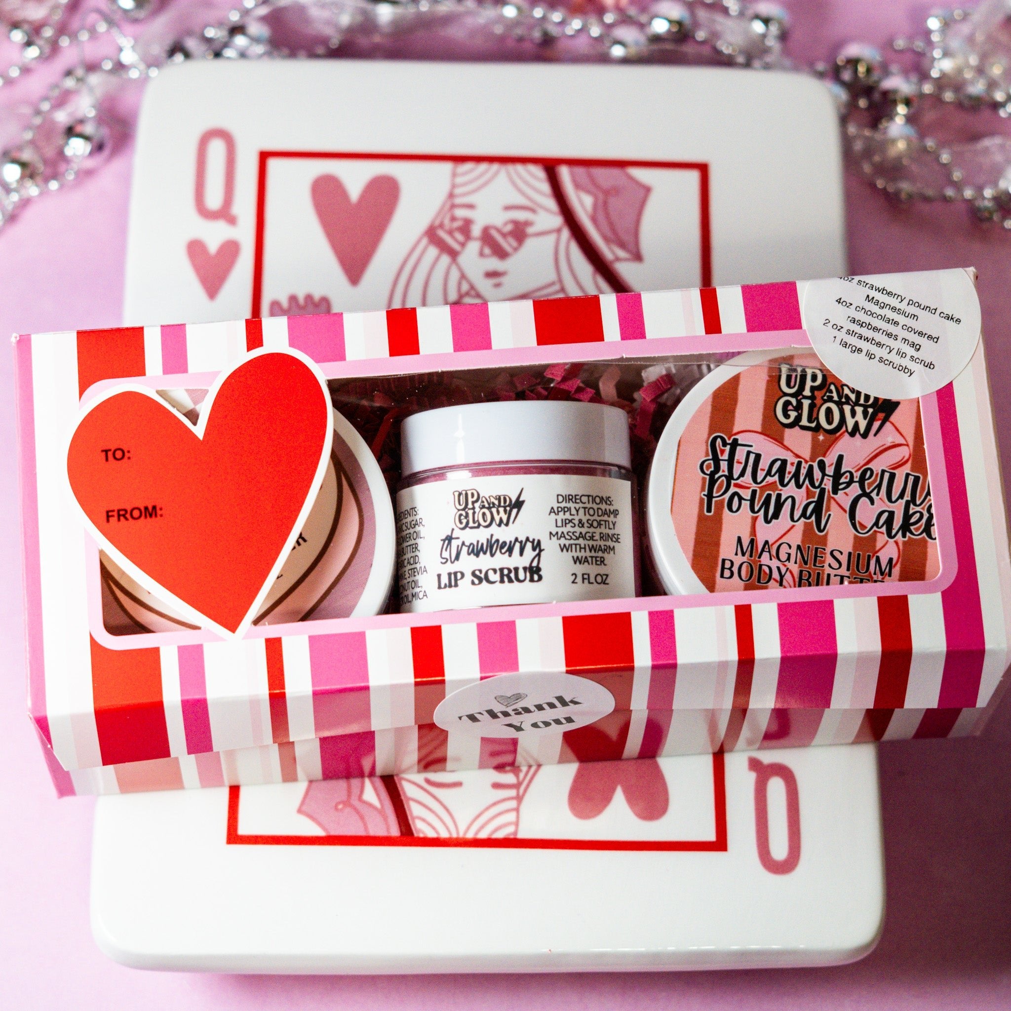 Pamper box - Up & Glowmagnesium body butter